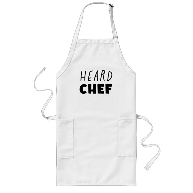 Heard Chef Long Apron (Front)