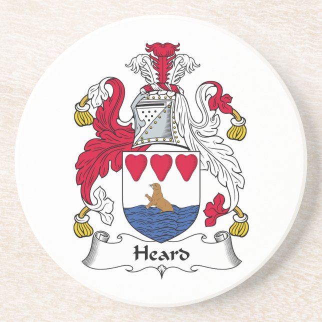 Heard Family Crest Coaster (Front)