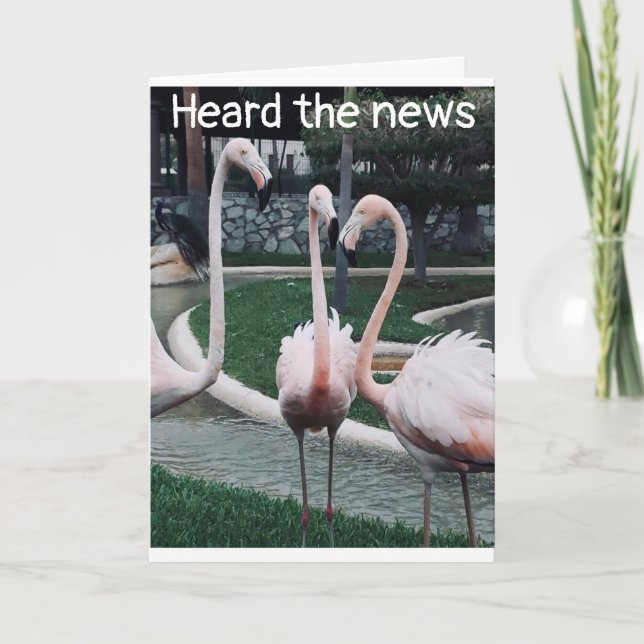 HEARD THAT YOU ARE CELEBRATING "40th" BIRTHDAY Card (Front)