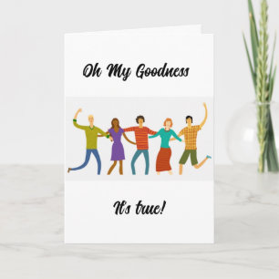 HEARD THE NEWS **CONGRATULATIONS" CARD