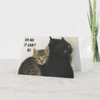 HEARD "YOU" ARE TURNING "60" MEOW!!! CARD