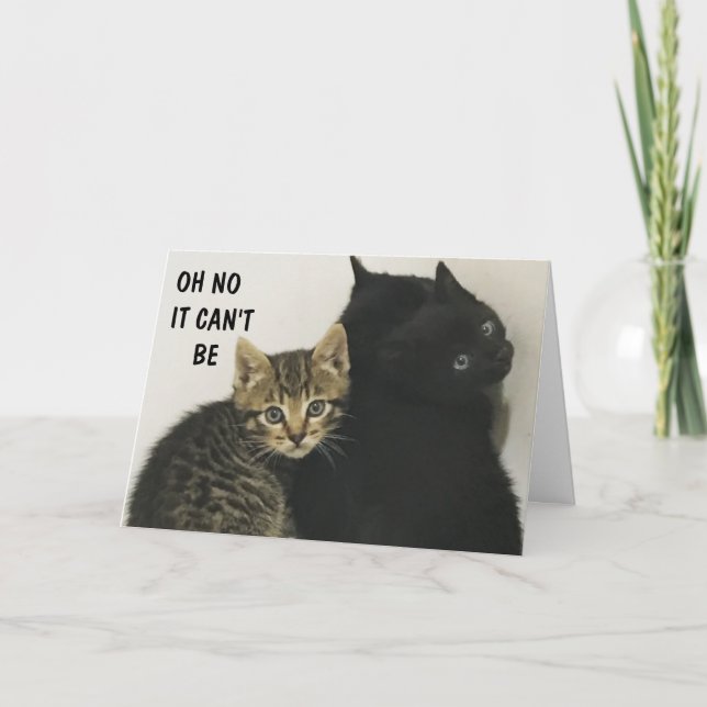 HEARD "YOU" ARE TURNING "60" MEOW!!! CARD (Front)