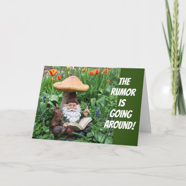 HEARD YOU MADE THE *NAUGHTY LIST* CHRISTMAS HUMOR  HOLIDAY CARD (Front)