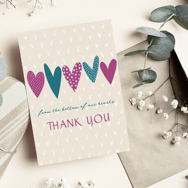 Hearfelt Thank You Plum Teal (Creator Uploaded)