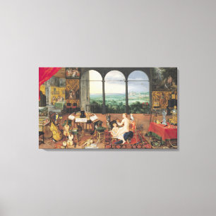 Hearing, 1617 canvas print