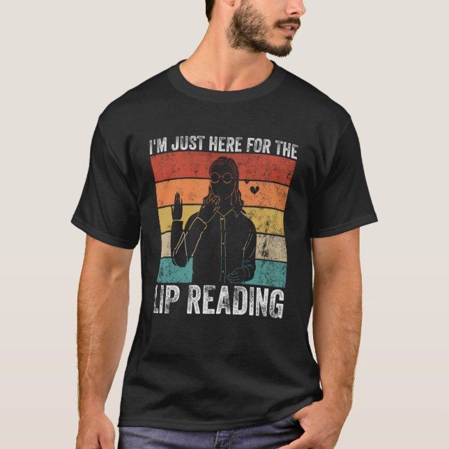 Hearing Aid And Sign Language Deaf Pride T-Shirt (Front)