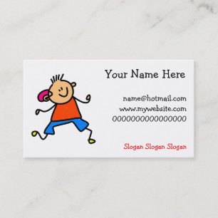 Hearing Aid Kid Business Card