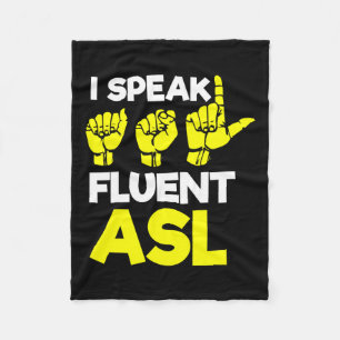 Hearing - Deaf - Unable To Hear - Deaf Awareness A Fleece Blanket