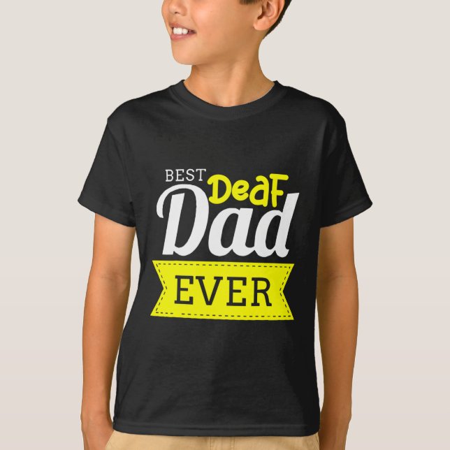 Hearing - Deaf - Unable To Hear - Deaf Awareness A T-Shirt (Front)