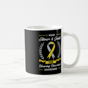 Hearing Disorder Awareness Deaf Aid Implant ASL  Coffee Mug