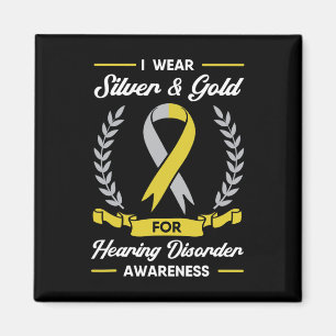 Hearing Disorder Awareness Deaf Aid Implant ASL Magnet