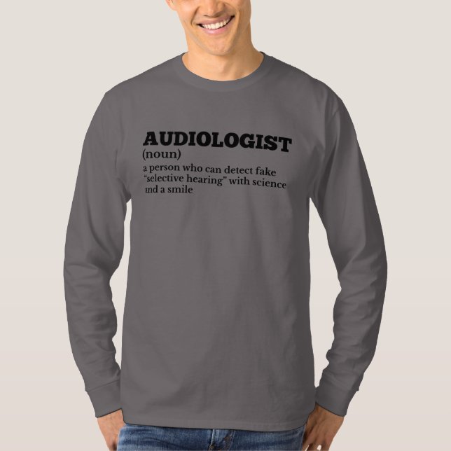 Hearing Doctor Funny Definition T-Shirt (Front)