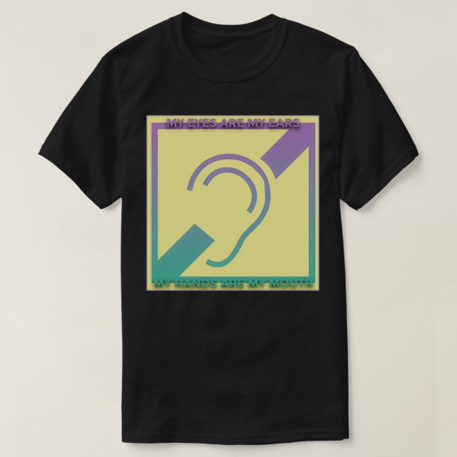 Hearing impaired design Classic TShirt (Design Front)