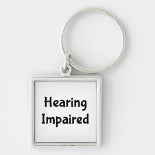 Hearing Impaired Key Ring