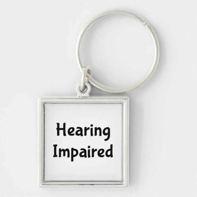 Hearing Impaired Key Ring (Front)
