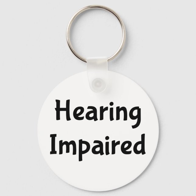 Hearing Impaired Key Ring (Front)