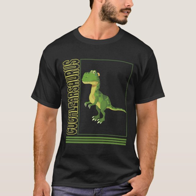 Hearing Loss Awareness Shirt, Cochlearsaurus T-Shirt (Front)