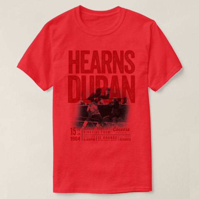 Hearns vs Duran T-Shirt (Design Front)