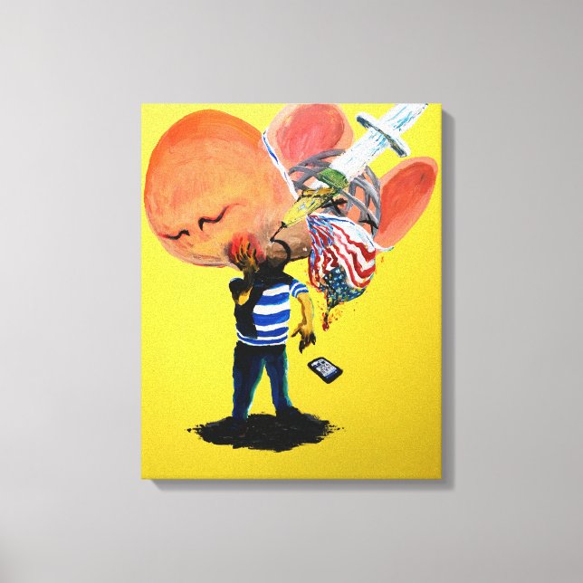 Hearsay Canvas Print (Front)