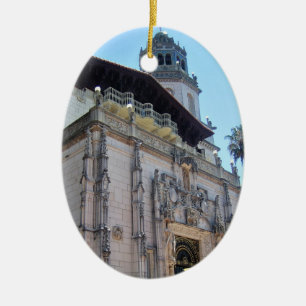 Hearst Castle, San Simeon, California Ceramic Tree Decoration