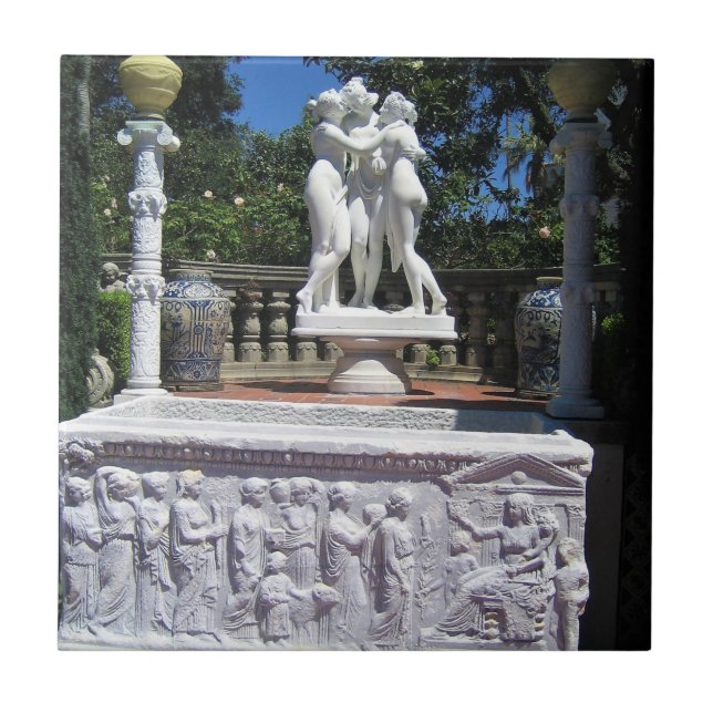 Hearst Castle, San Simeon, California Tile (Front)