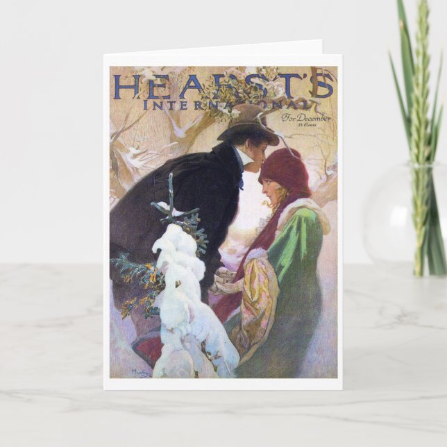 Hearst's International Cover, Alphonse Mucha Card (Front)