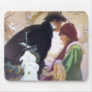 Hearst's International Cover, Alphonse Mucha Mouse Mat