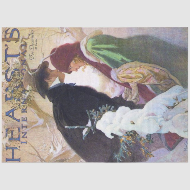 Hearst's International Cover, Alphonse Mucha Tissue Paper (Front)