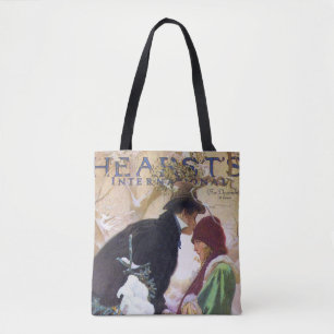 Hearst's International Cover, Alphonse Mucha Tote Bag