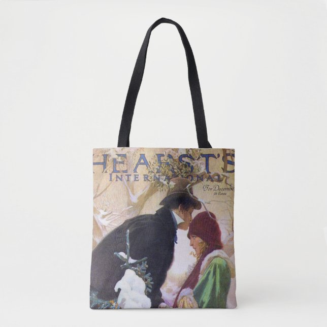 Hearst's International Cover, Alphonse Mucha Tote Bag (Front)