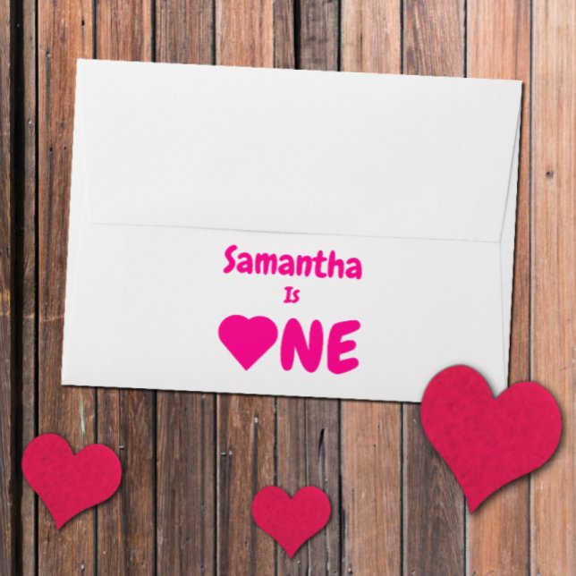 Heart 1st Birthday Envelope (Creator Uploaded)
