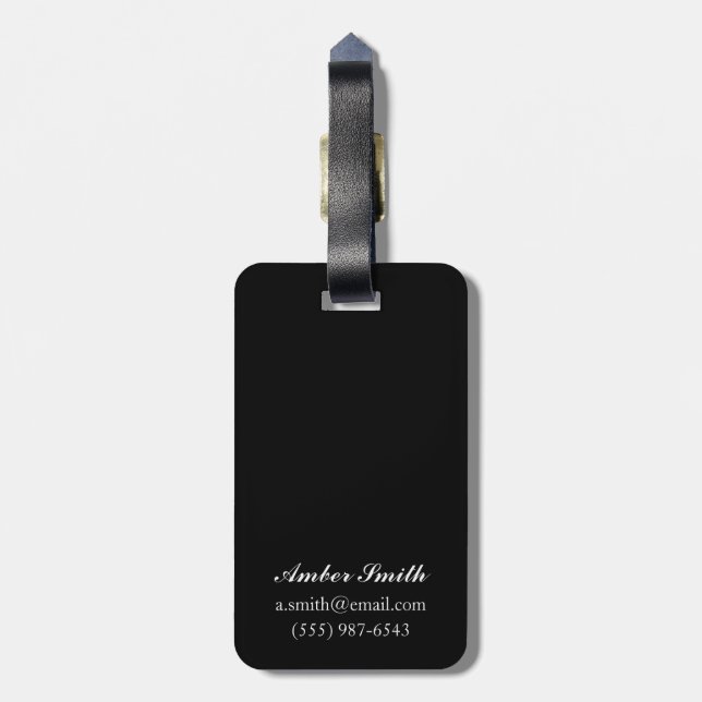 Heart 2012 luggage tag (Back Vertical)