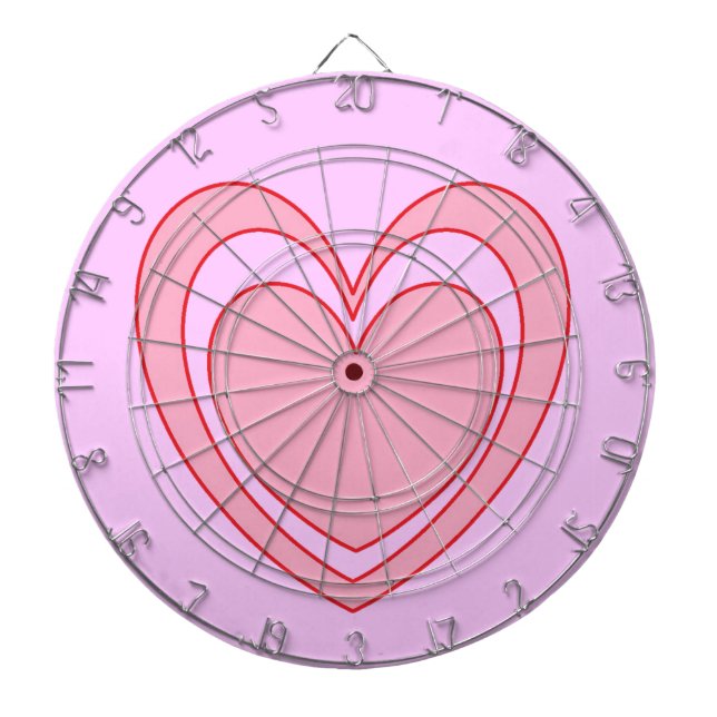Heart 2 dartboard (Front)