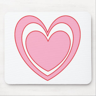 Heart 2 mouse mat