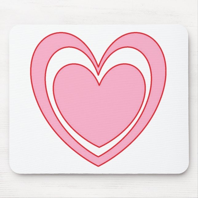 Heart 2 mouse mat (Front)