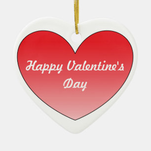 Heart 4 ceramic tree decoration