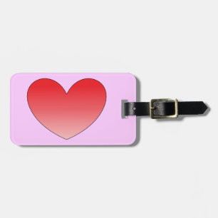 Heart 4 luggage tag