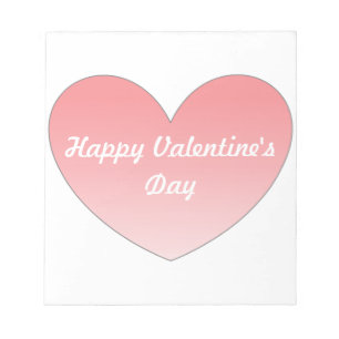 Heart 4 notepad