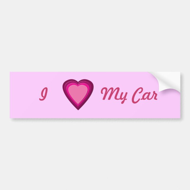 Heart 5 bumper sticker (Front)