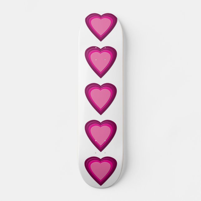 Heart 5 skateboard (Front)