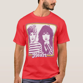 Heart 80s Styled Original Fan Design T-Shirt