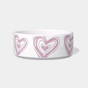 Heart Abstract Pet Bowl