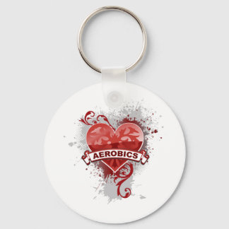 Heart Aerobics Key Ring