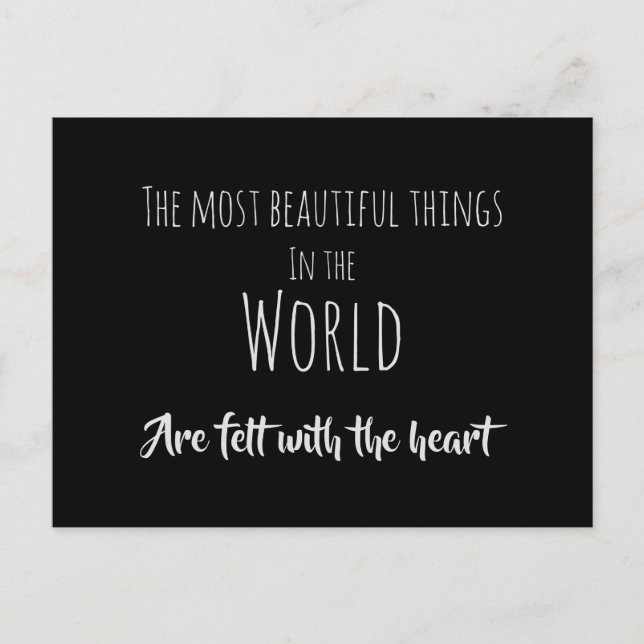 Heart Affirmations Postcard (Front)