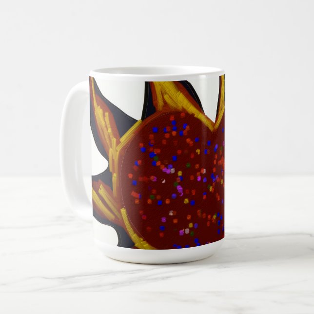 Heart Aflame Mug (Front Left)