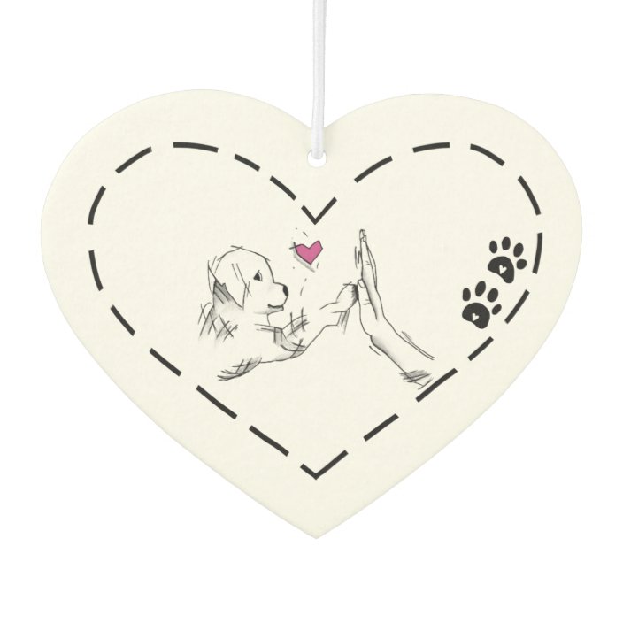 Heart Air Freshener Zazzle.co.uk