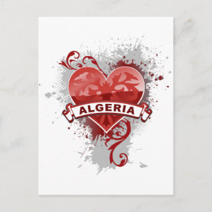 Heart Algeria Postcard