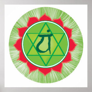 Heart Anahata Chakra Value Poster Paper