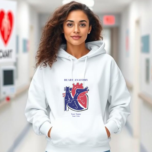 Heart Anatomy Hoodie (Heart Anatomy Personalized Hoodie-women)