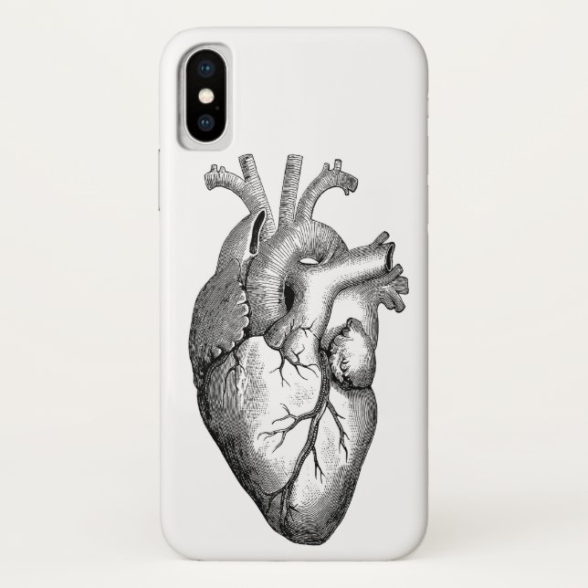 Heart Anatomy Science Case-Mate iPhone Case (Back)
